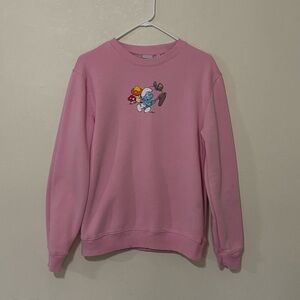Smurfs pink sweatshirt